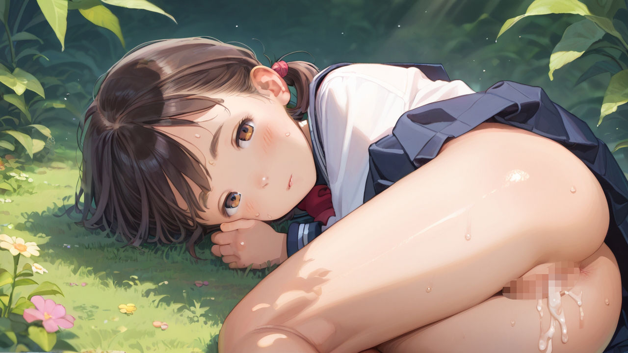 サンプル画像5:つるぺた制服美少女 その4【美少女農家でのんびり農園生活】(ぷにあな) [d_643019]