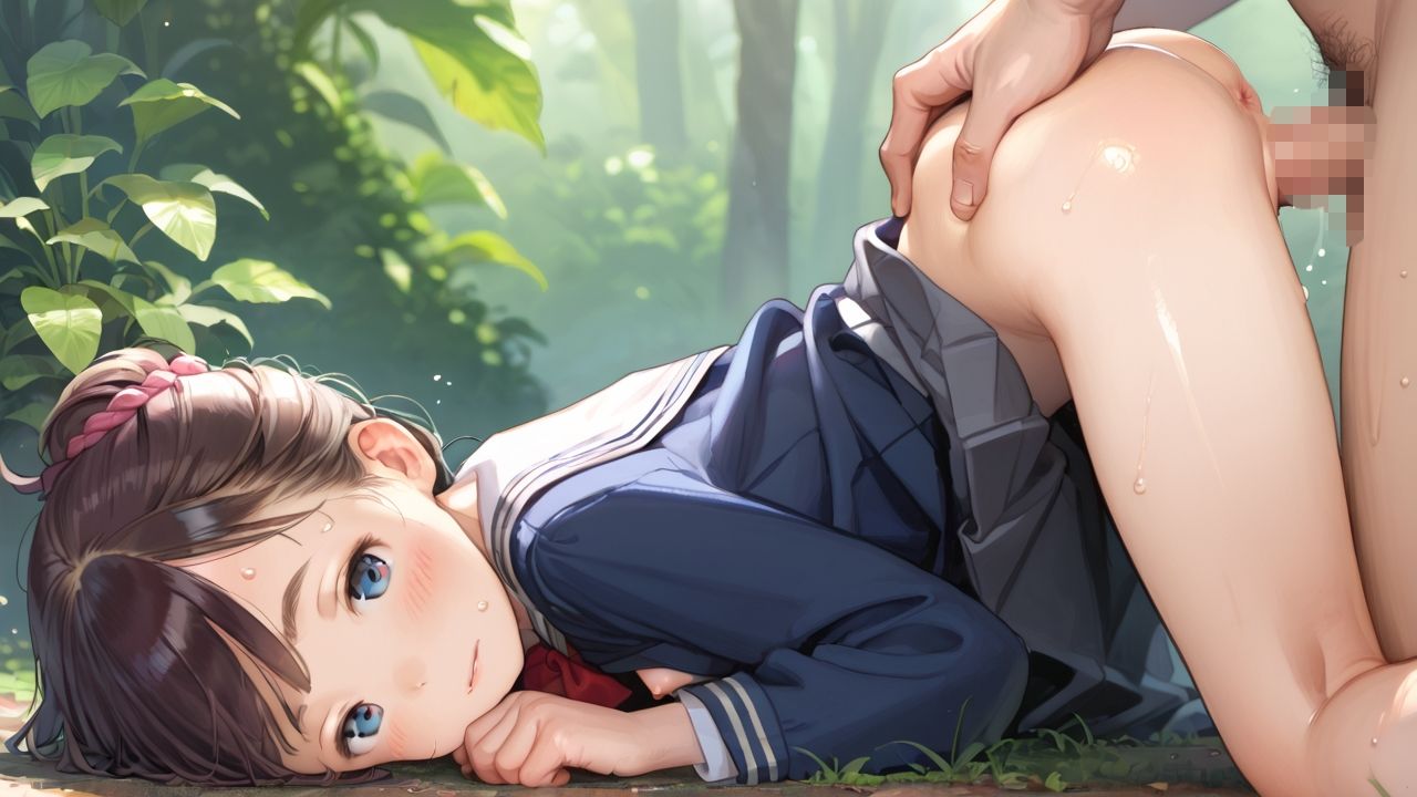 サンプル画像5:つるぺた制服美少女 その5【美少女農家でのんびり農園生活】(ぷにあな) [d_643029]