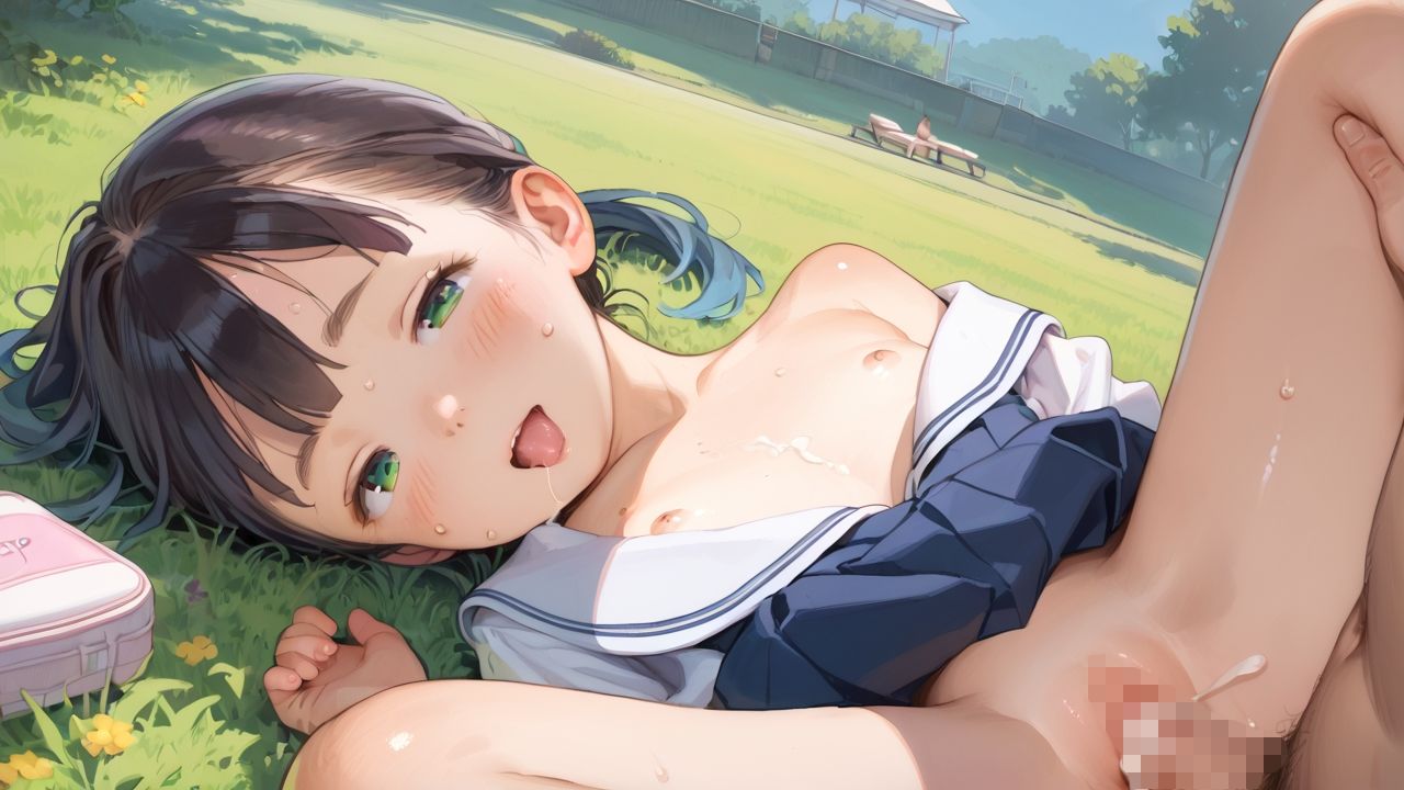 サンプル画像2:つるぺた制服美少女 その12【美少女農家でのんびり農園生活】(ぷにあな) [d_643593]