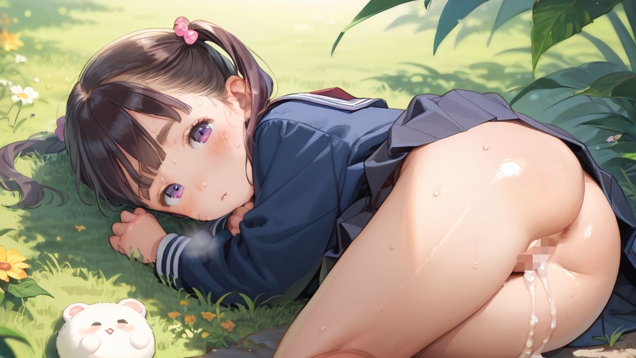 サンプル画像4:つるぺた制服美少女 その12【美少女農家でのんびり農園生活】(ぷにあな) [d_643593]