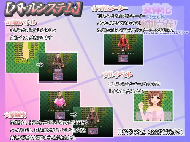 サンプル画像2:女体化させられ強●売春！〜お金が貯まるまで帰れない！〜(Vitis) [d_644139]