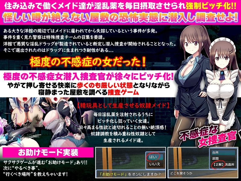 不感症の潜入捜査官は絶対に快楽に屈しない 画像1