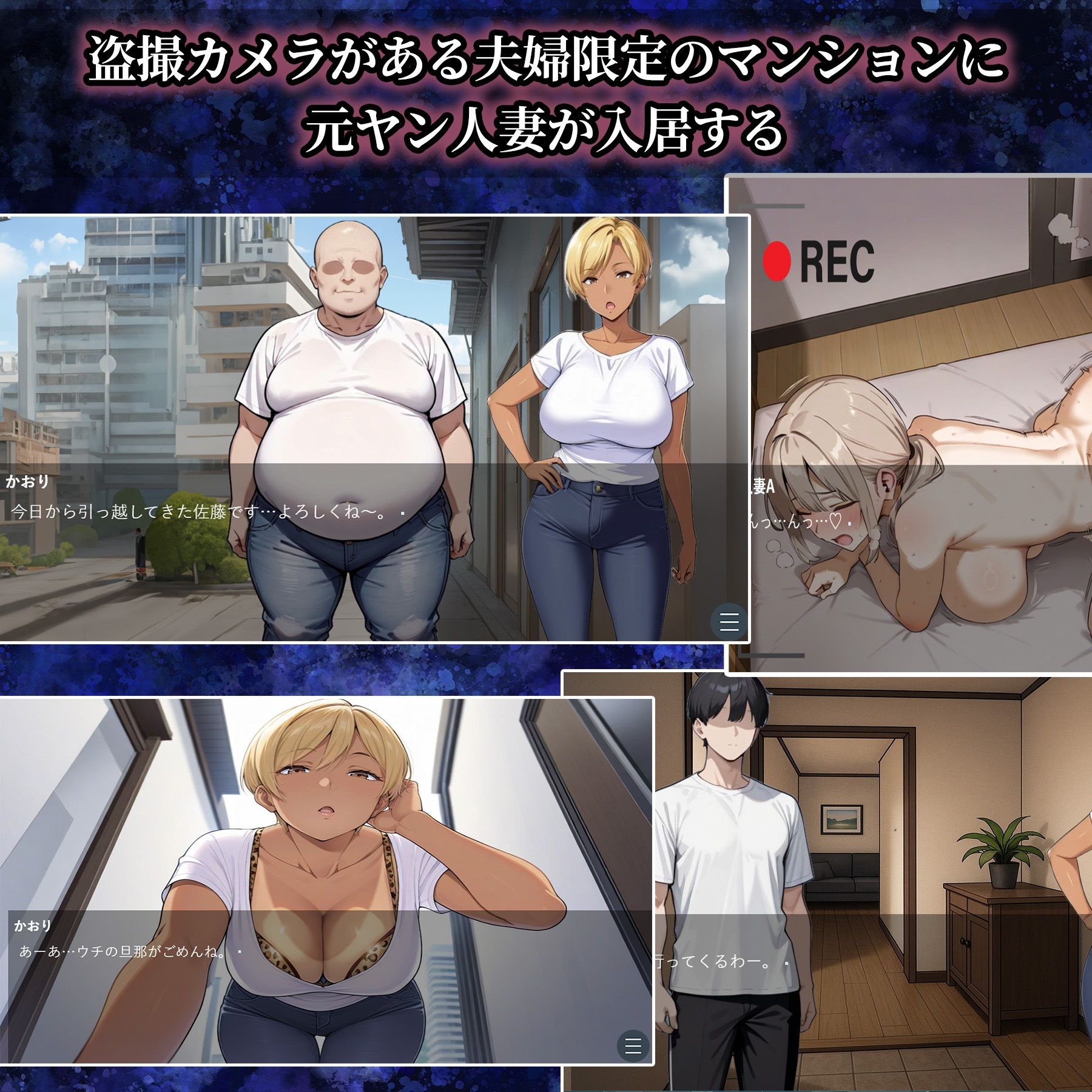 サンプル画像3:【ゲーム版】寝取られマンション〜元ヤン人妻編(エロエロ天国) [d_650602]