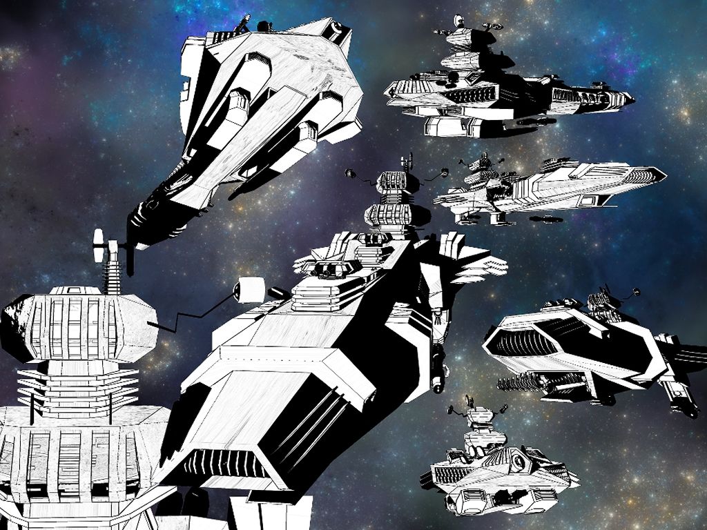 サンプル画像2:宇宙戦艦ガニメデ(神威獅鳳) [d_660324]