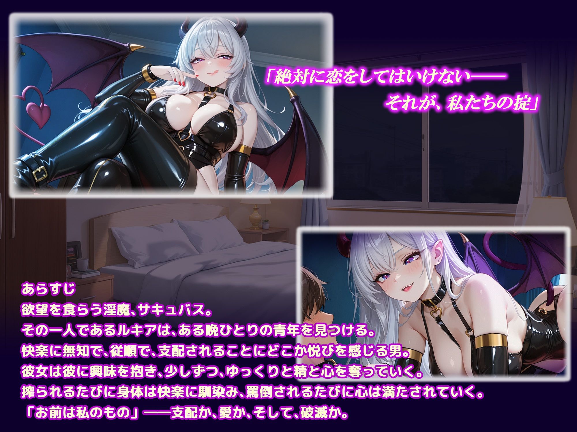 サンプル画像1:ドSサキュバスに調教される僕(ふぁんがじ屋) [d_660505]