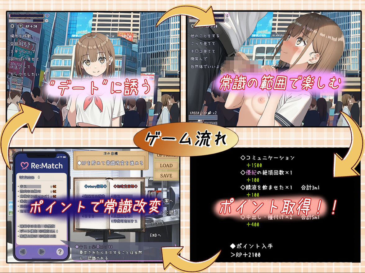 サンプル画像3:常識改変マッチング〜二人だけの特別ルール〜(いちえ工房) [d_665393]