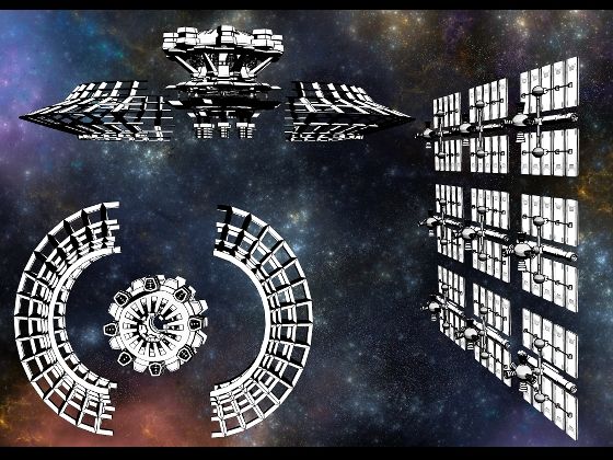 サンプル画像4:転移ゲートラプンツェルとソーラーパネル2種クリップスタジオ用3Dオブジェクト(神威獅鳳) [d_680537]