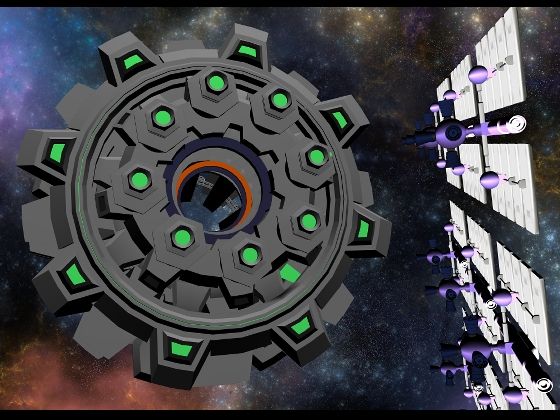 転移ゲートラプンツェルとソーラーパネル2種クリップスタジオ用3Dオブジェクト 画像7