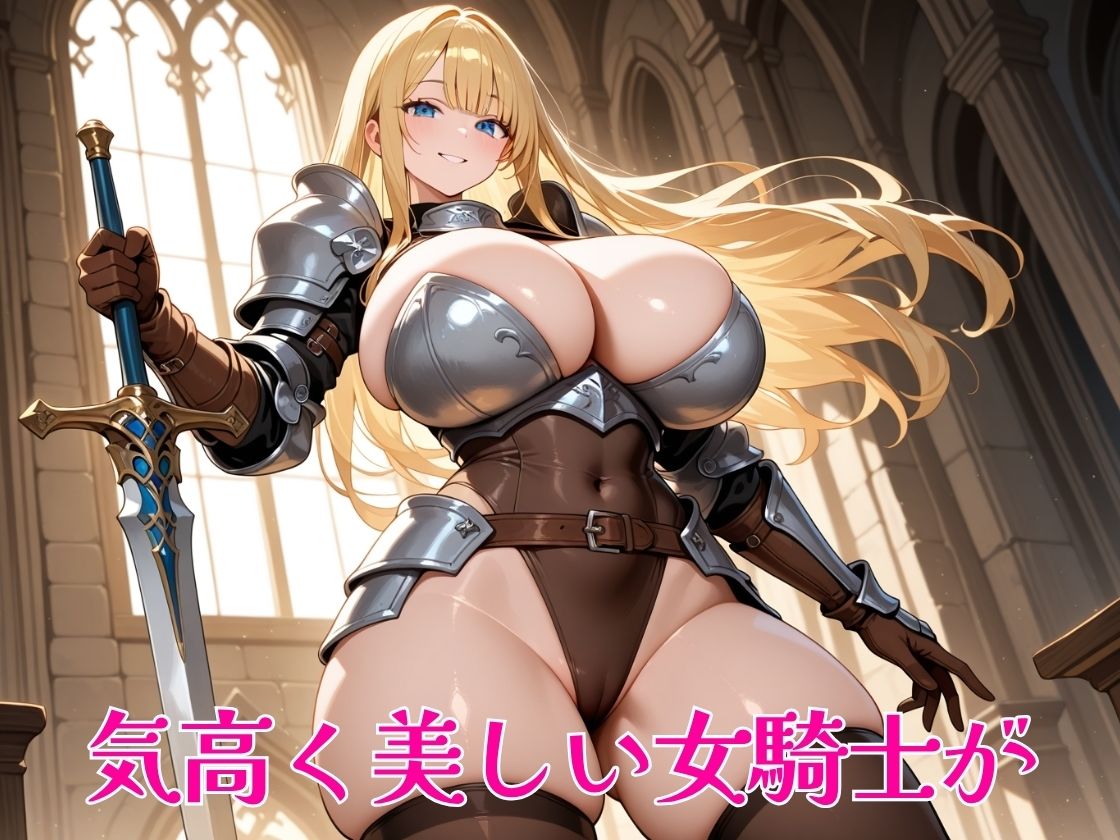 サンプル画像3:【即抜き】異種姦スライドパズル Vol.1 爆乳女騎士レイナ(ライトぬきゲーの館) [d_688953]