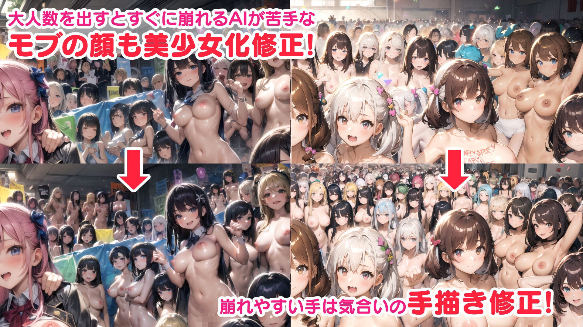 サンプル画像2:超ハーレム肉便女学園育成授業〜この世全ての美少女はご主人様に子宮も人権も捧げます（ハート）〜(桃満界) [d_694542]