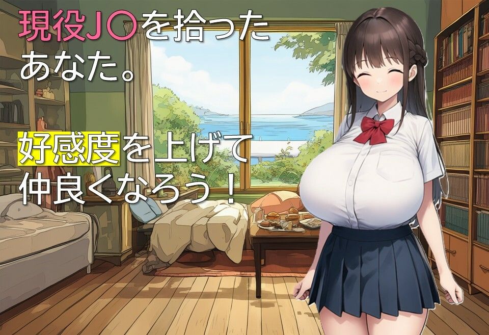 ロリ巨乳家出少女との生活 画像1