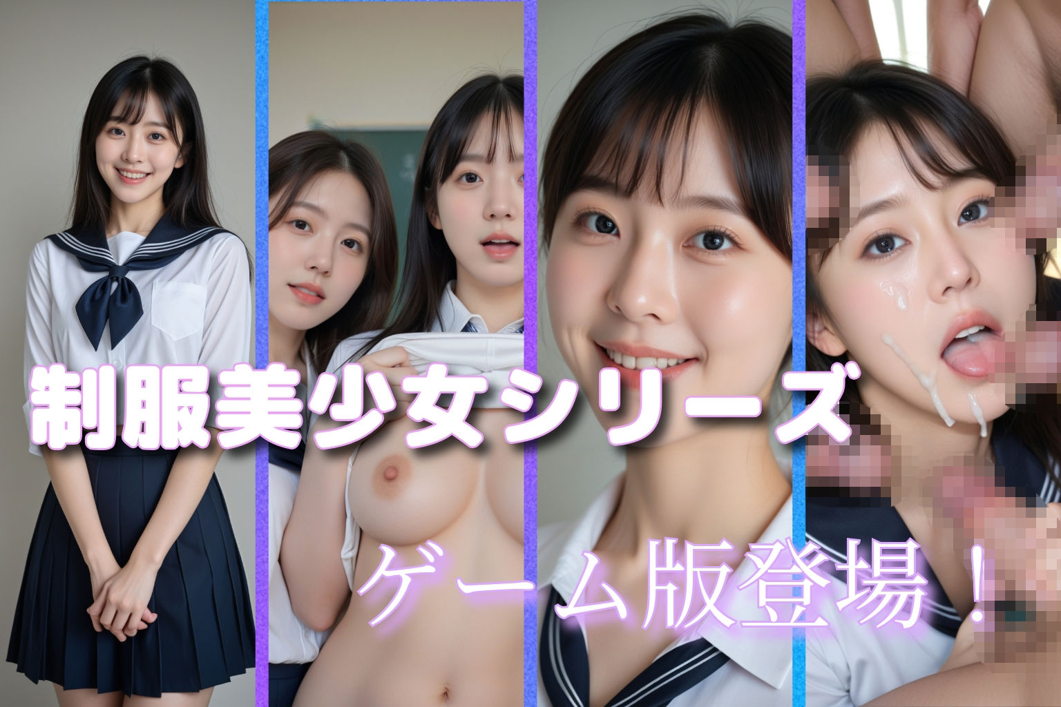 サンプル画像1:制服美少女  子作り実習  ゲーム版(制服美女ん) [d_704006]