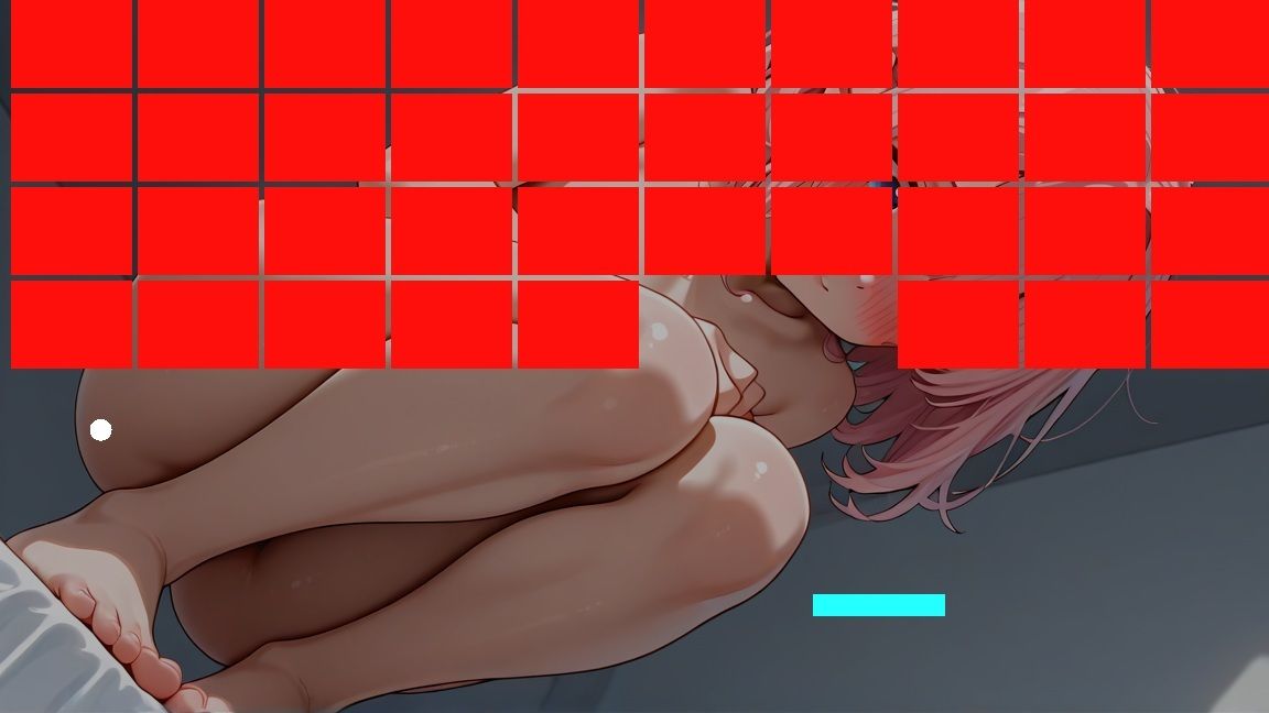 脱衣ブロック崩し（アルカノイド風） サンプル1