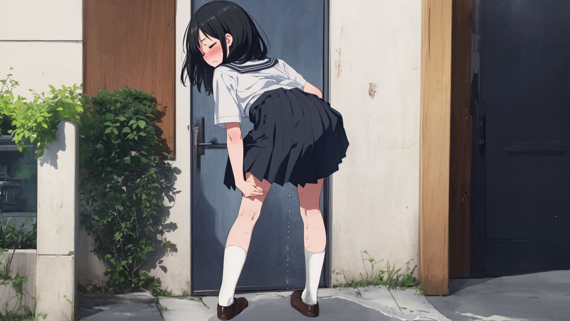 サンプル画像4:押尾さんはおしっこが我慢できない！(おちょこみっく【センシティ部】) [d_713462]