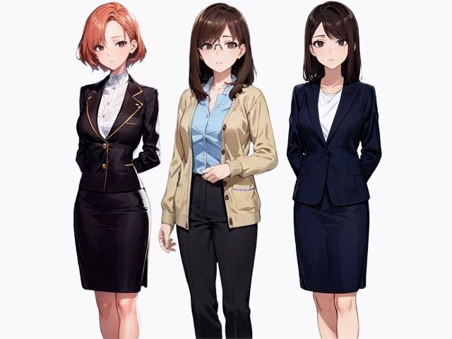 サンプル画像3:脱衣クイズ 〜トレーダー編〜(パピヨン工房) [d_719322]