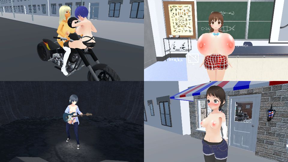 ○○学園の日々 デート編 怪乳 5