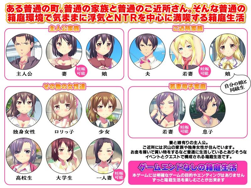 サンプル画像2:普通の浮気とNTR生活シミュレーター(天粋球児) [d_720649]