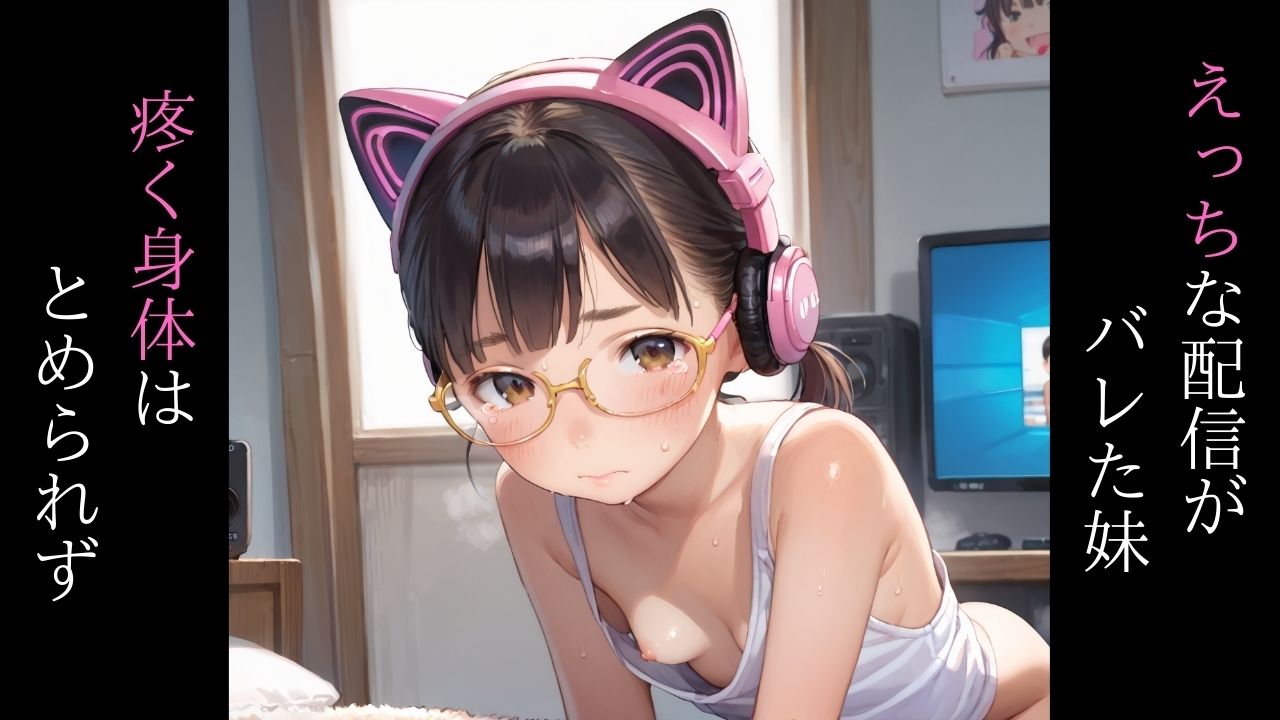 おにいちゃんと私の記録03～えっちな配信～ 吐息 サンプル画像3