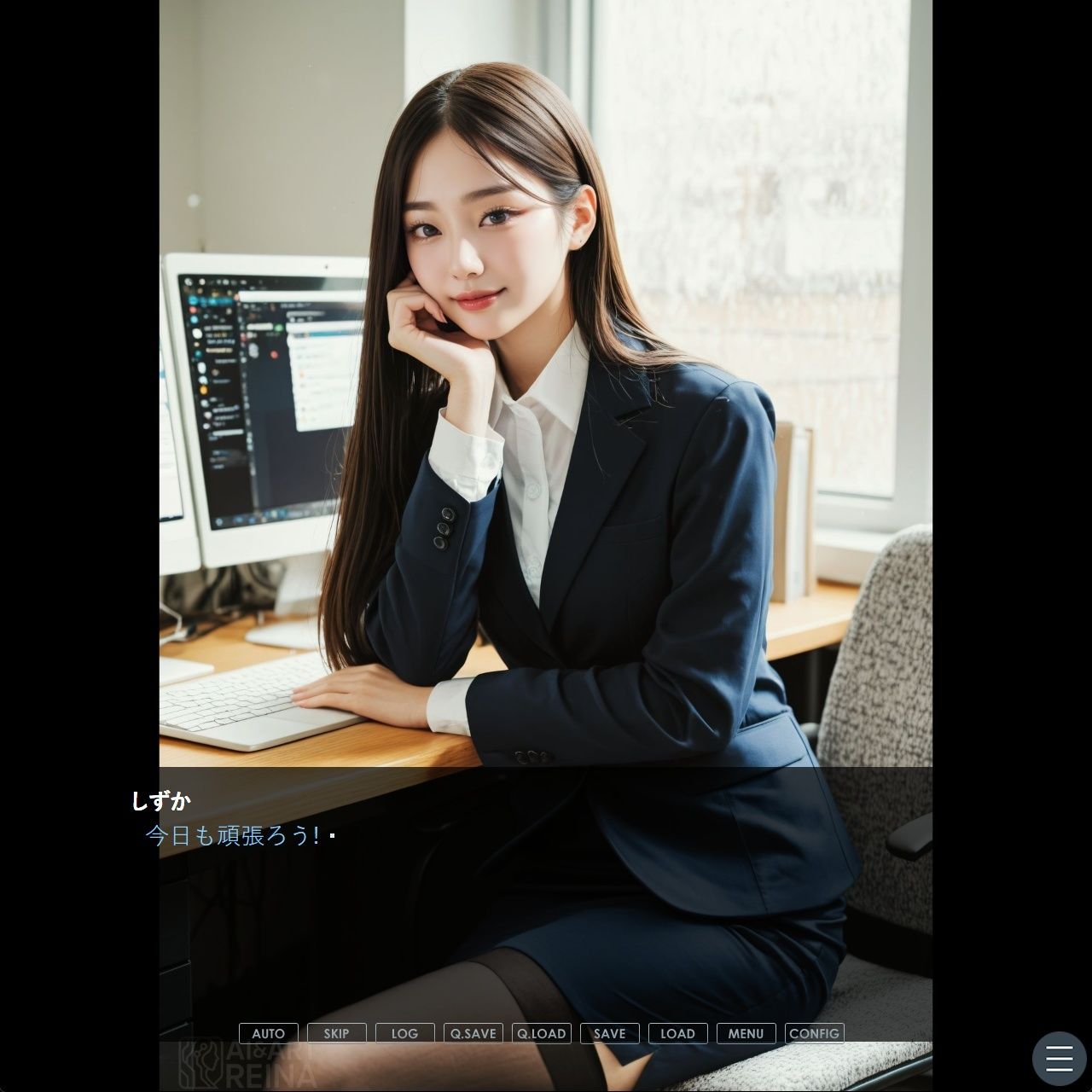 OLしずかの監禁調教日記〜静寂の檻〜＜ノベルゲーム＞（実写系） 画像3