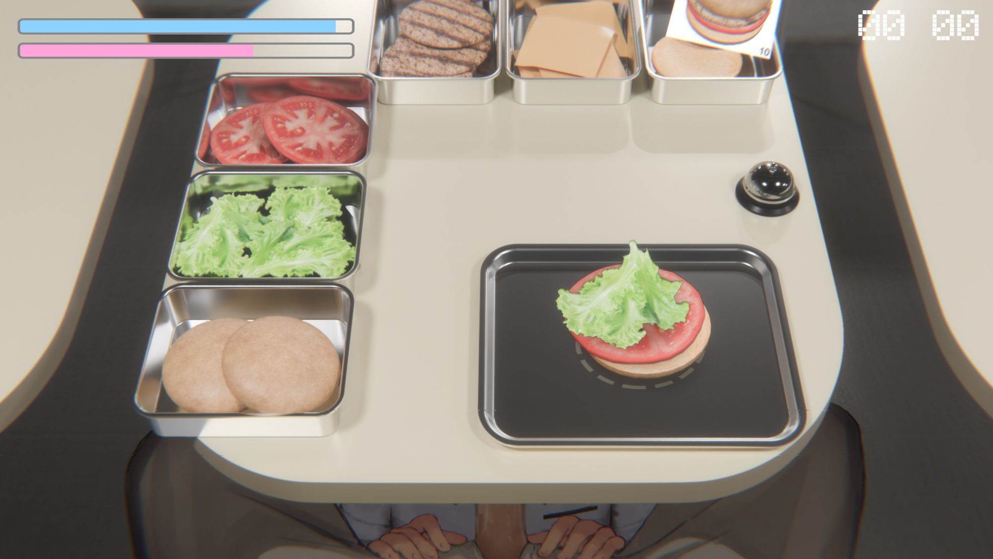 Four Nights at the Burger Shop 〜ハンバーガー食べながら食べられるミニゲーム〜 画像3