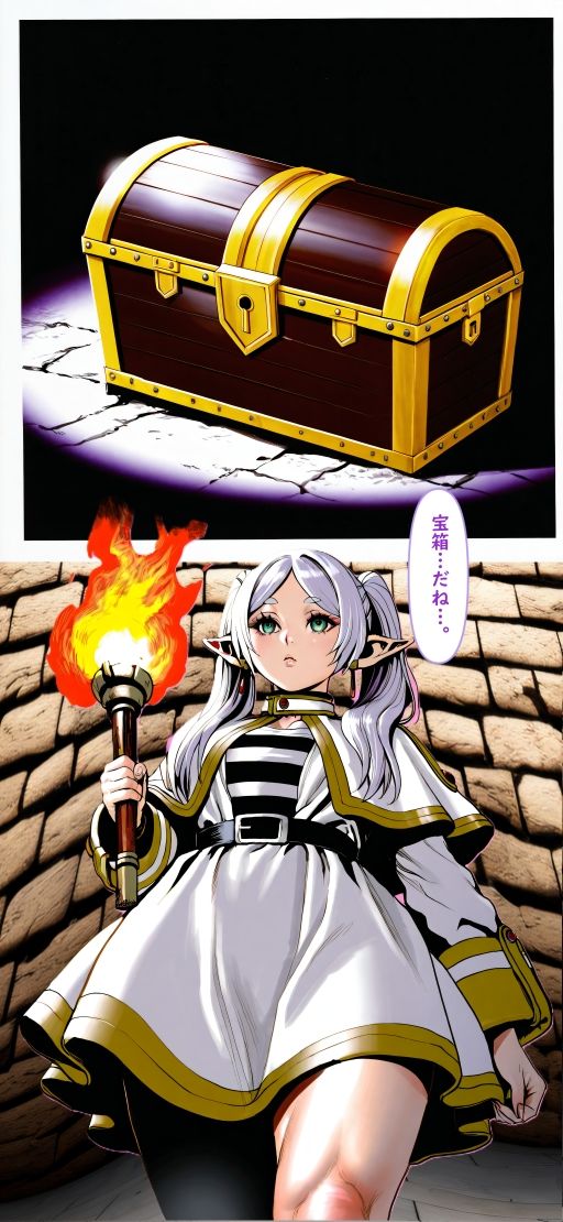 【ボイスコミック風】エルフの魔法使いの思いがけない試練 画像1