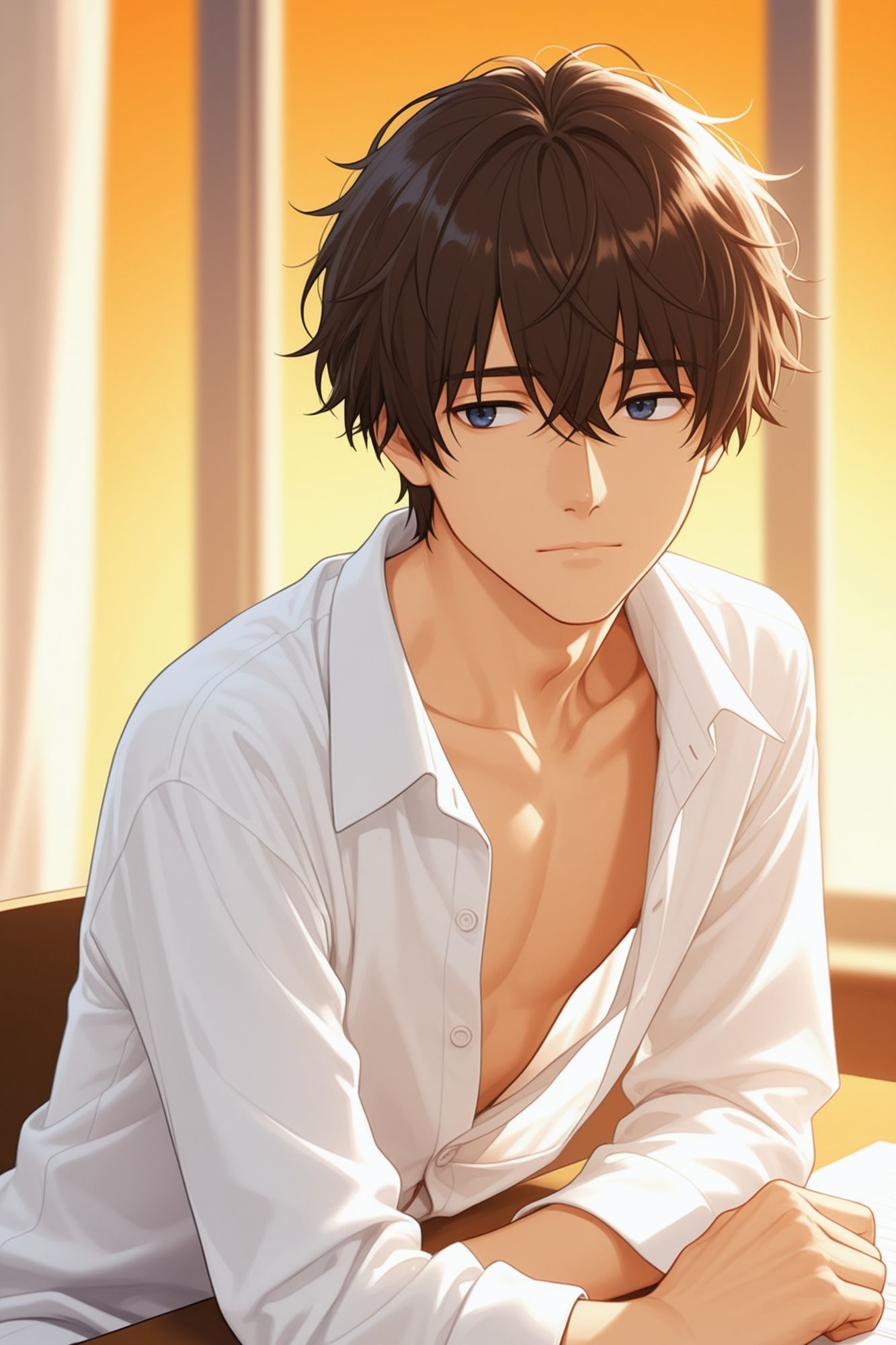 深夜のスケッチ――・蒼介――甘く切ないラブストーリー。〜 一緒に戦った夜は、恋になる 〜【高品質AIイラスト＋BGMで紡ぐ、インタラクティブ恋愛フォトストーリー】 画像4