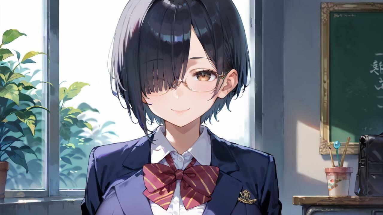 地味委員長は実はエッチでした！ 画像4