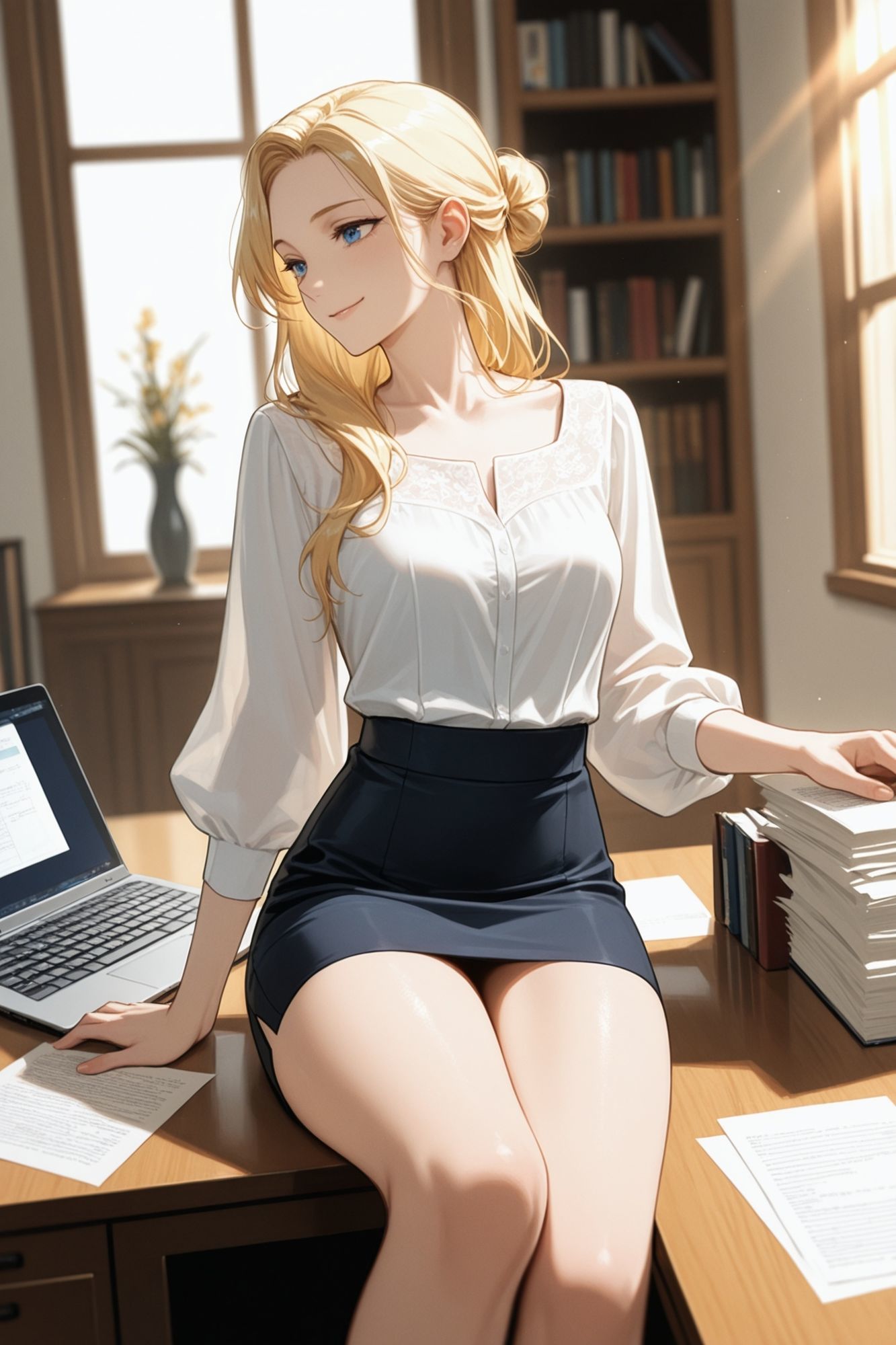 昼は哲学系准教授、夜はキャバ嬢...29歳彩花の日常【BGM付きフォトストーリー】 画像1