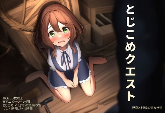 とじこめクエスト〜野盗と村娘の道なき道〜のタイトル画像