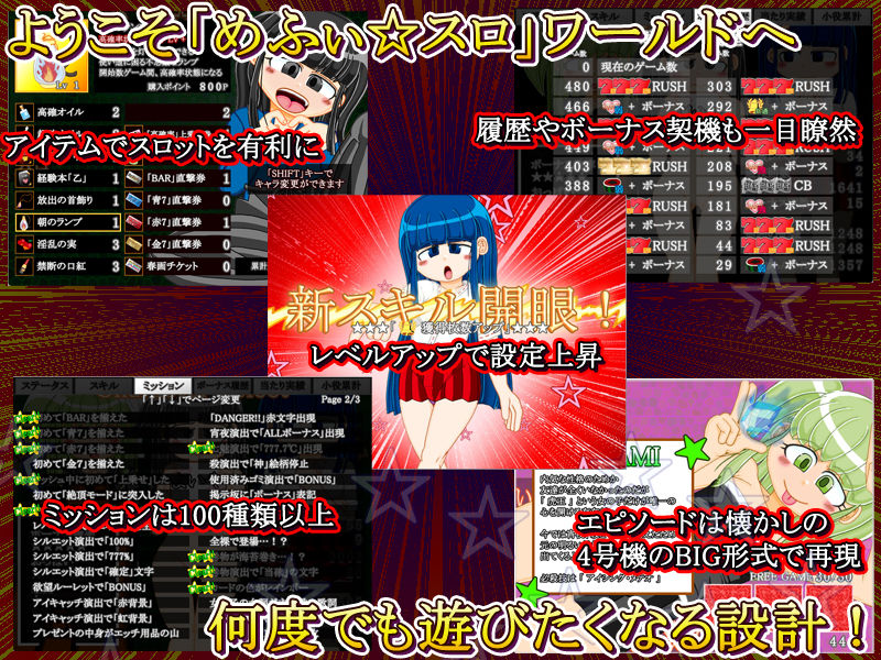 めふぃ☆スロ ギャンブル