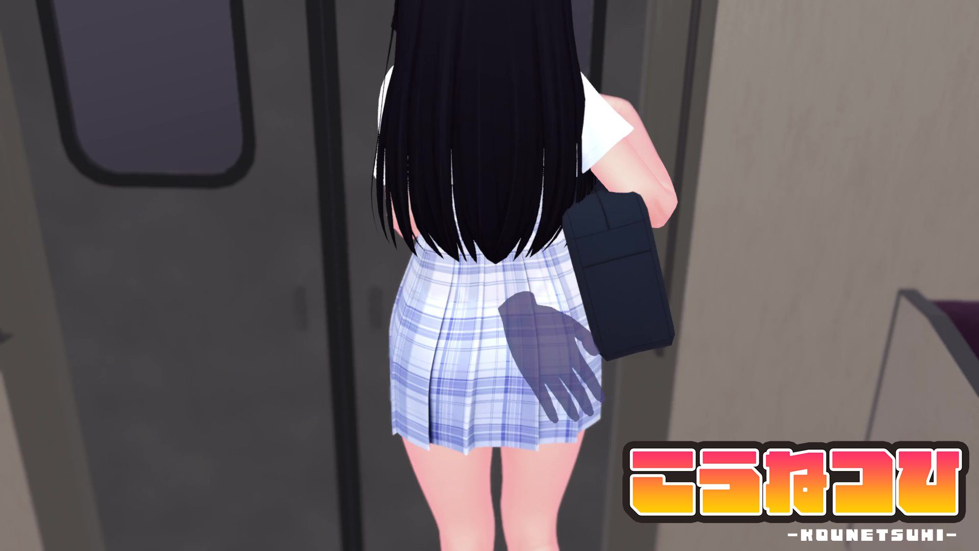 【CV:天知遥】秘密のおさわり痴×電車_4