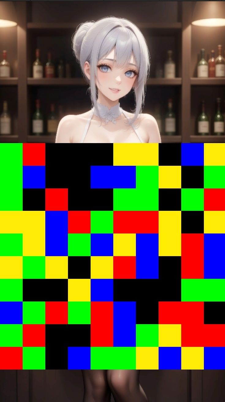 【 シームレス動画・着エロに特化！】もざ消し！ パート2 〜モザイク風ブロックをなぞって消す爽快パズルゲーム〜 画像3