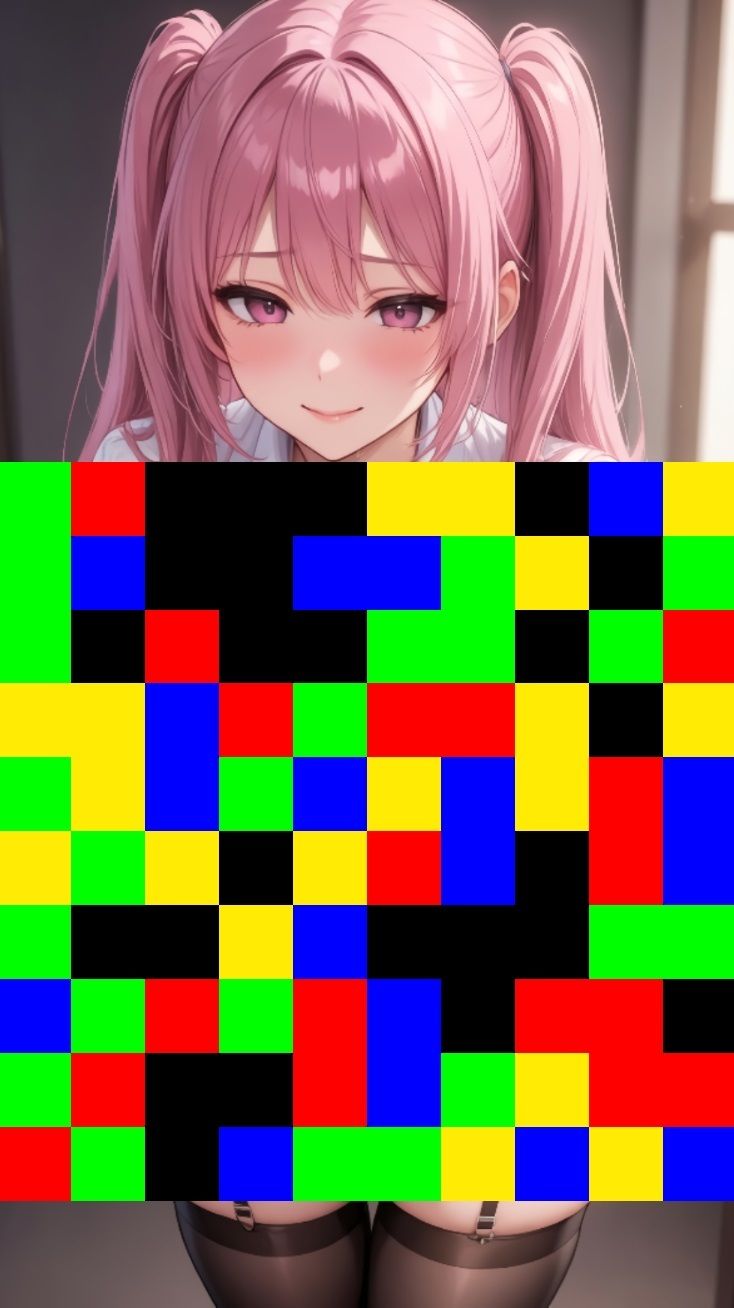 【 シームレス動画・着エロに特化！】もざ消し！ パート2 〜モザイク風ブロックをなぞって消す爽快パズルゲーム〜 画像5