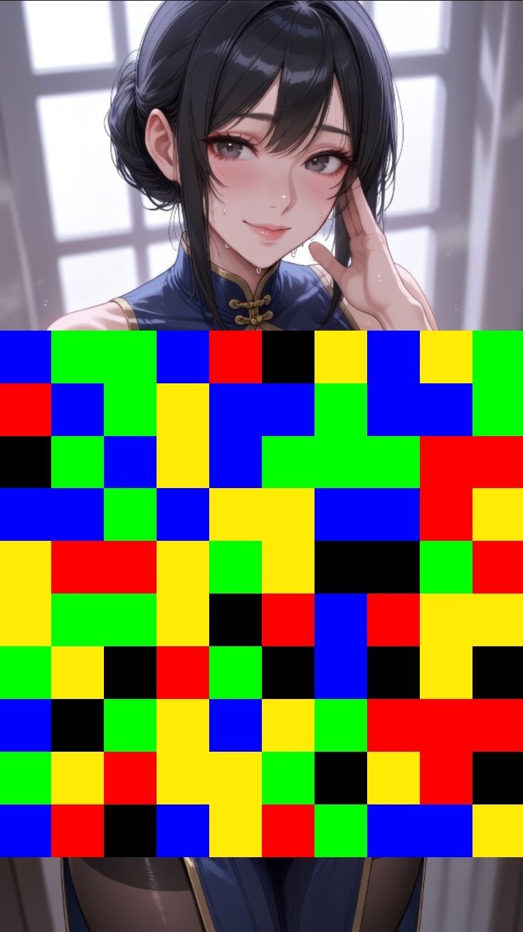 【 シームレス動画・着エロに特化！】もざ消し！ パート2 〜モザイク風ブロックをなぞって消す爽快パズルゲーム〜 画像9