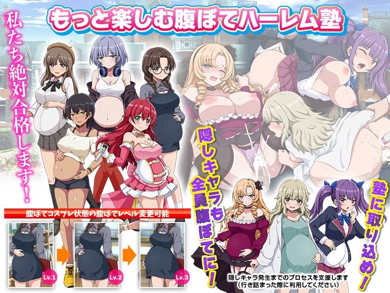 難関突破!超エリート妊娠塾 ぼて腹エリート育成SLG 画像5