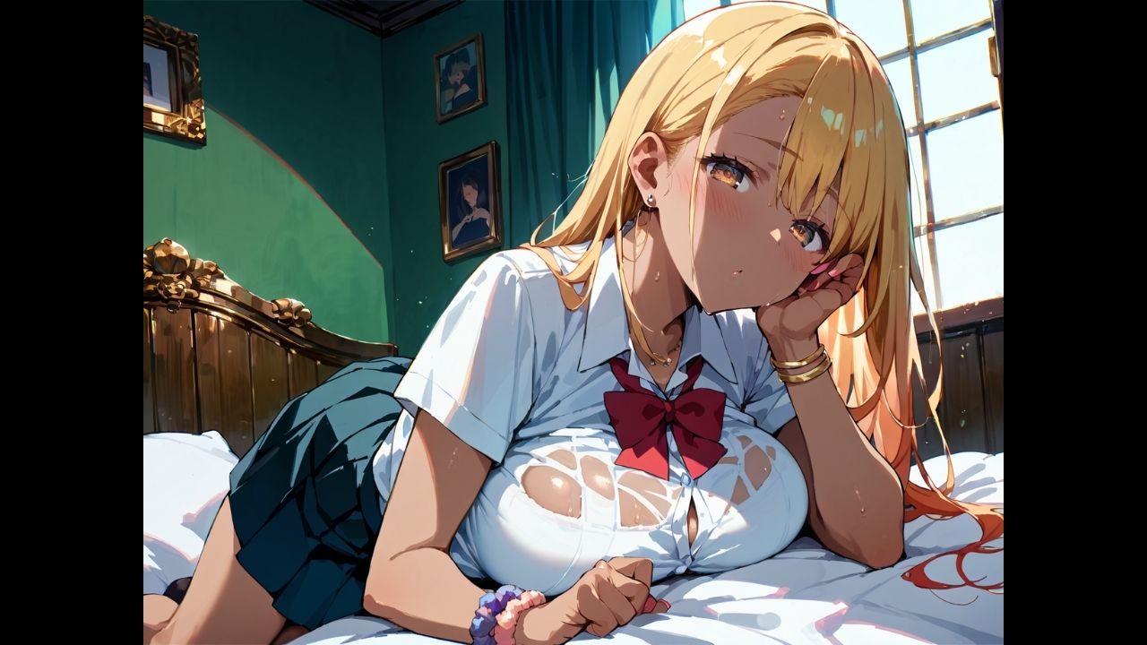 金髪ギャルとホテルで朝まで中出しH！のサンプル画像4