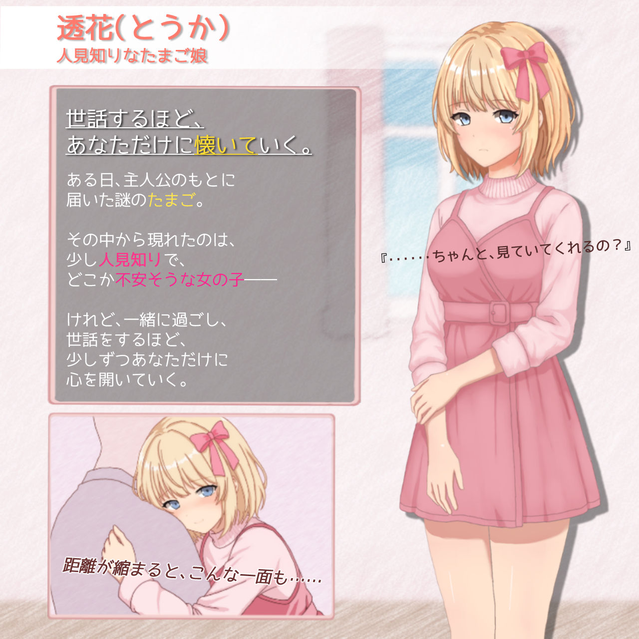 たまご娘と一緒！〜透花の育成日記〜のサンプル画像3