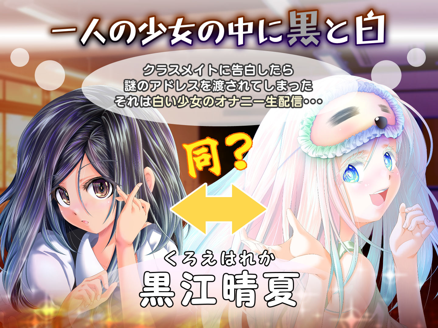 夕暮れまぐれの黒と白のサンプル画像3