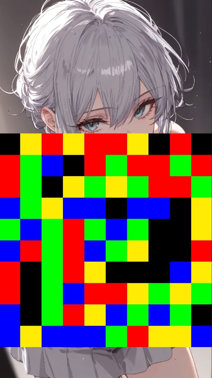 【 シームレス動画・着エロに特化！】もざ消し！ パート4 〜モザイク風ブロックをなぞって消す爽快パズルゲーム〜_3
