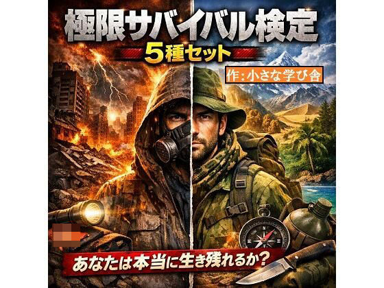 極限サバイバル検定5種セット 〜あなたは本当に生き残れるか?〜のタイトル画像