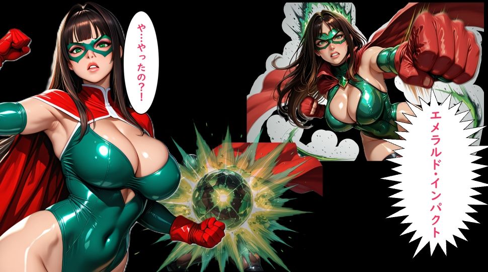 【ボイスコミック】立派な身体に成長した美少女ヒーローは悪の首領に堕とされる 1 サンプル4