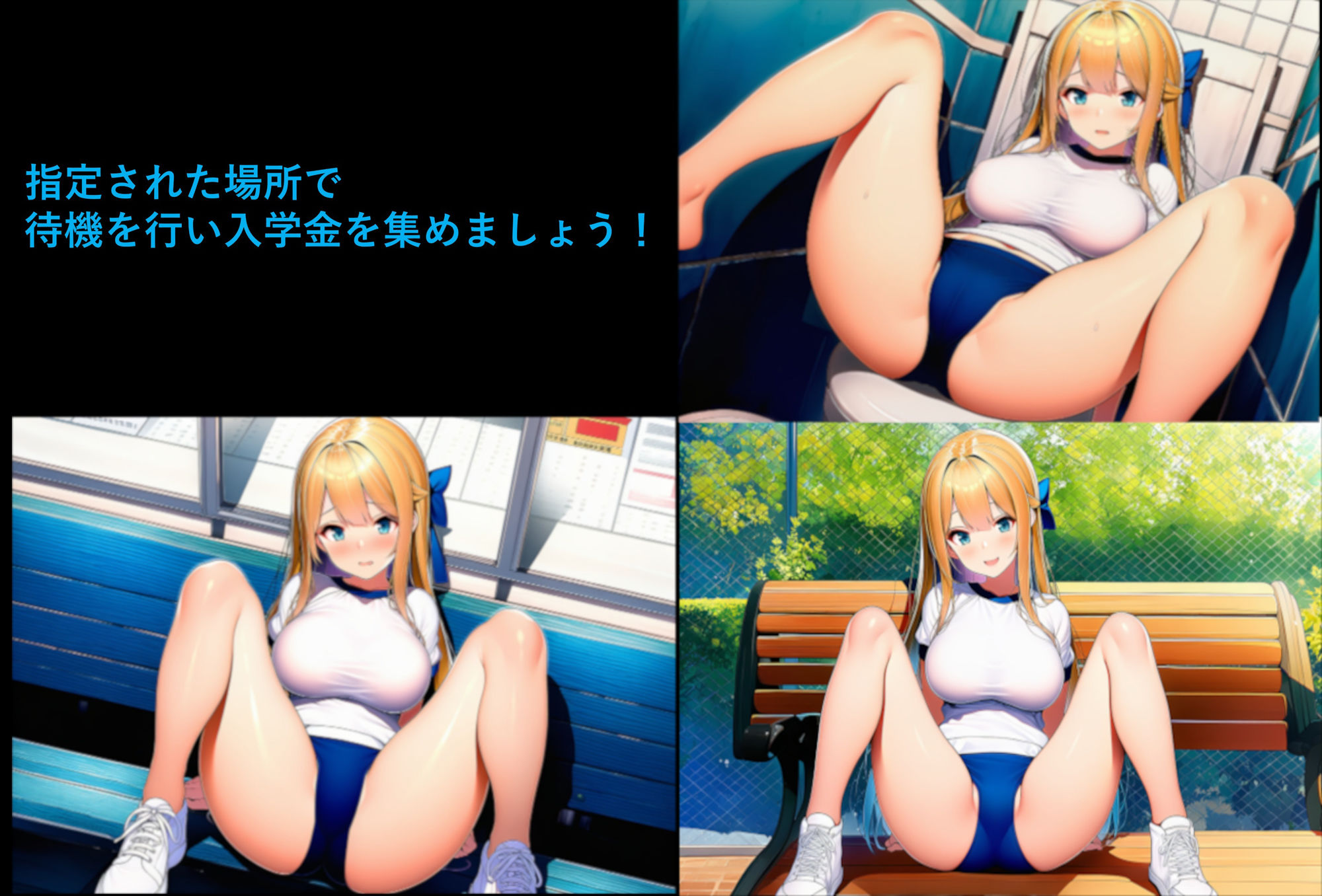 ブルマ少女ここちのアルバイト大作戦-編集版！- サンプル1