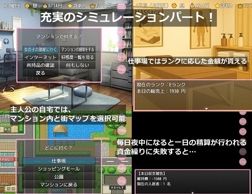 ハーレム（はーと）マンション〜完全版〜のサンプル画像8