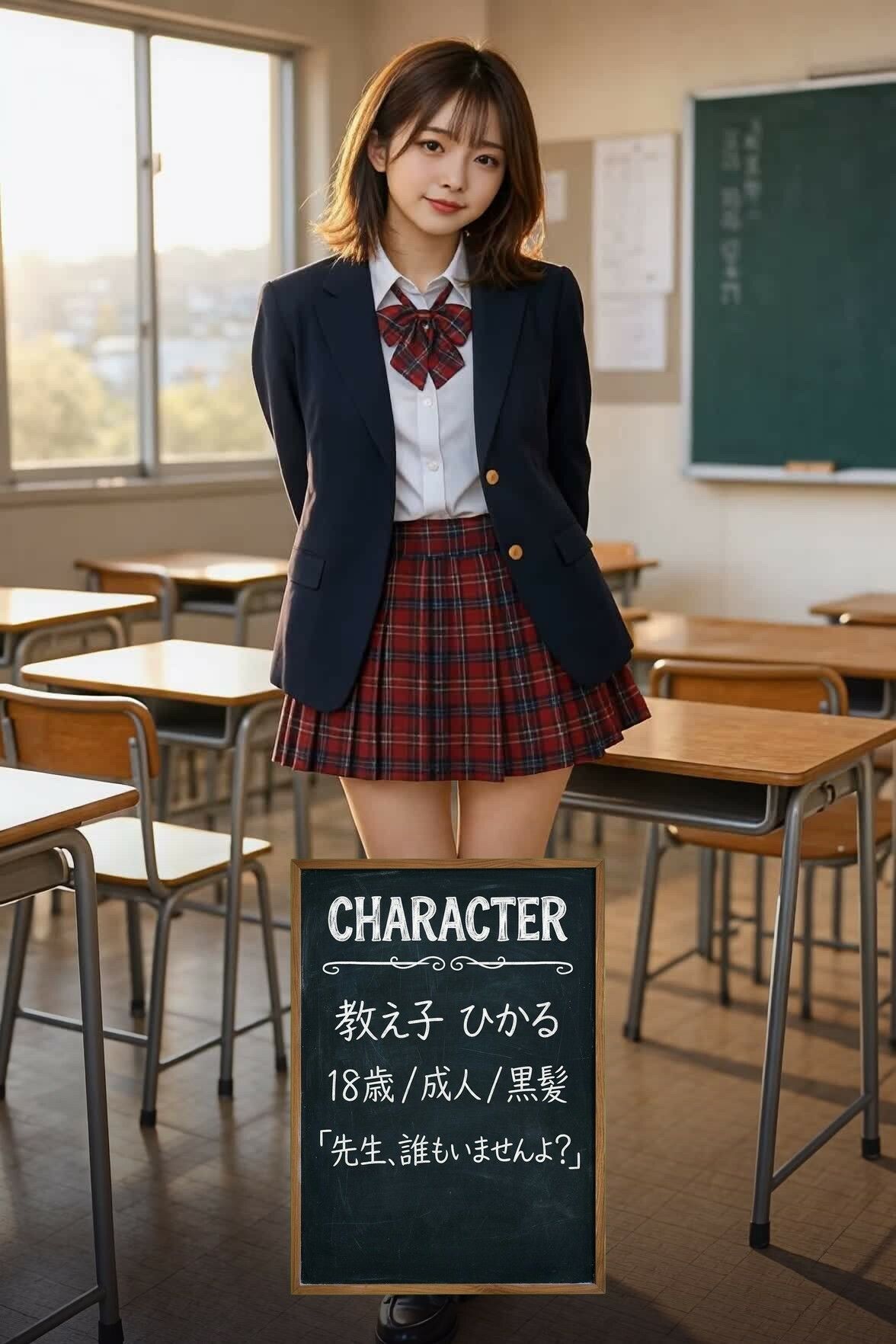 放課後、教え子と二人きりの教室で。 画像5