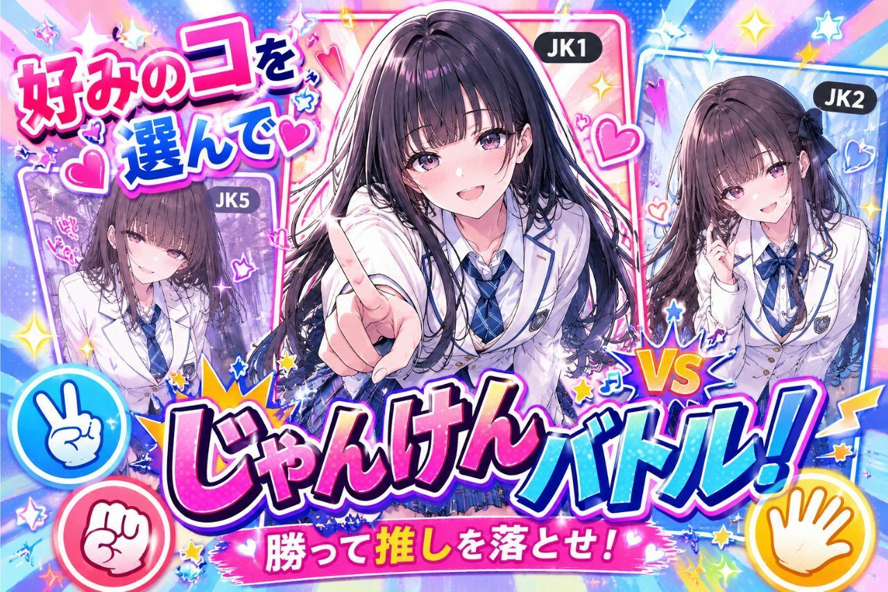 通勤電車じゃんけんバトルVOL.1 サンプル画像 1