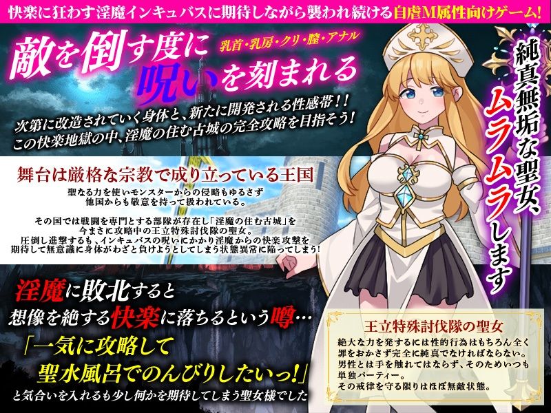性感帯育成SLG  インキュバスの呪い サンプル2