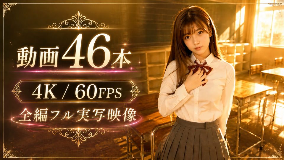 【無料エロ漫画】d_782684 【4Kフル実写版/フルボイス】巨乳生徒会長のオナニーを見つけ教室で中出しセックスした件【JK教室オナニーシリーズ】〜桜井しおり編〜(たらたり)