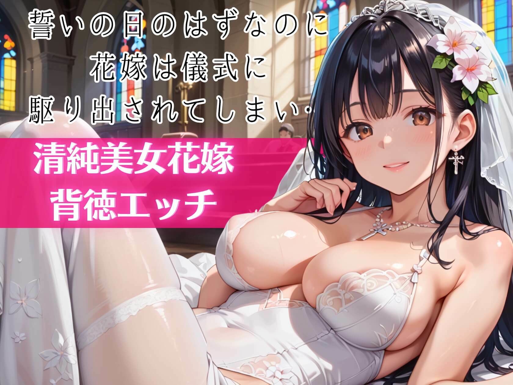 寝取られ花嫁 〜誓いの教会で、夫の隣で堕とされて〜 サンプル1