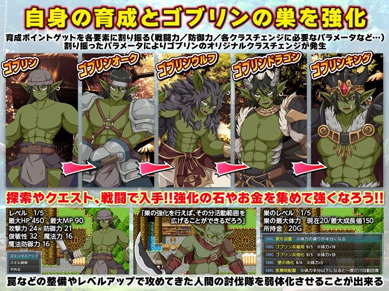 ゴブリンワールド 〜ゴブリン育成オープンワールドSLG〜 画像3
