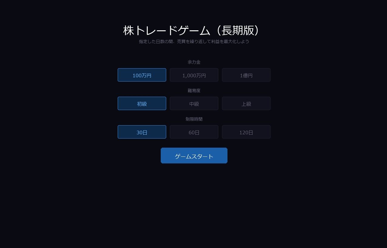 株トレードゲーム(長期版) 画像1